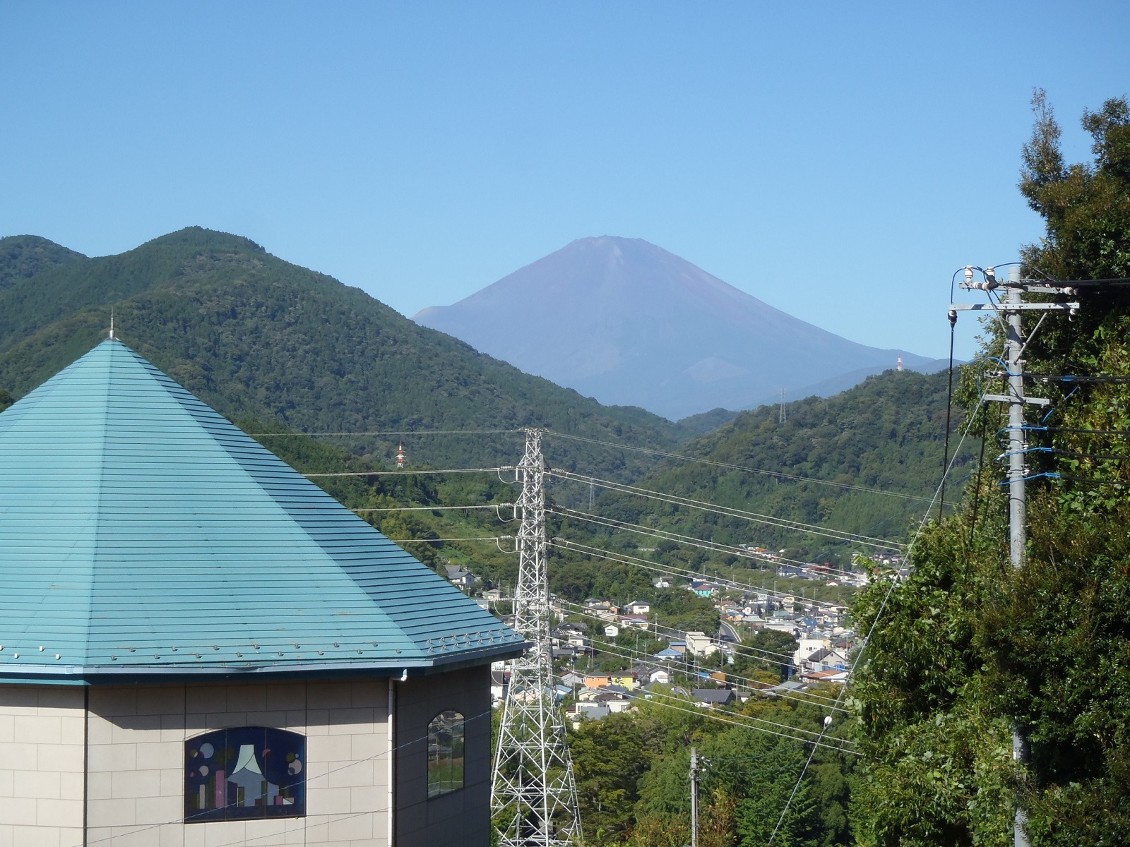 丸山から見た富士山