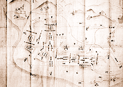 新田義興居城相州河村古城絵図