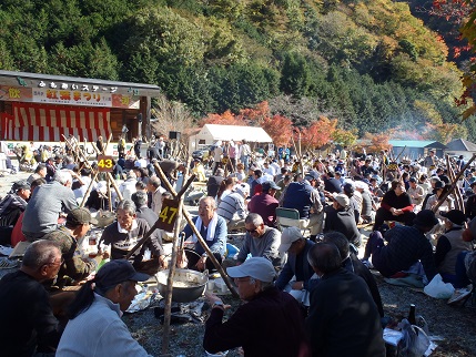 もみじ祭りの様子