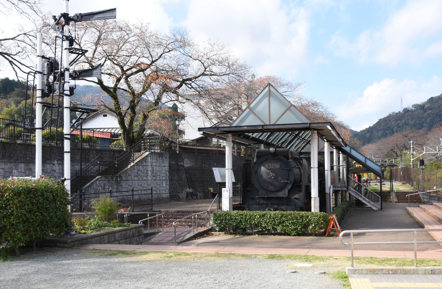 鉄道公園に保存されているSL